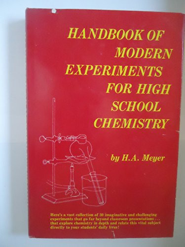 Handbook of Modern Experiments for High School Chemistry