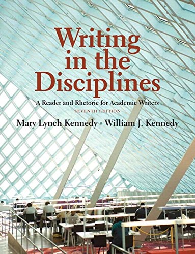 Writing in the Disciplines A Reader and Rhetoric Academic Writers