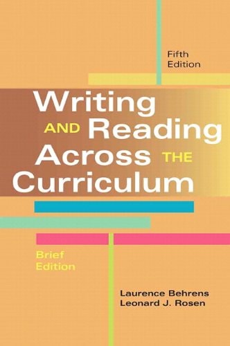 Writing and Reading Across the Curriculum, Brief Edition Plus Mywritinglab -- Access Card Package