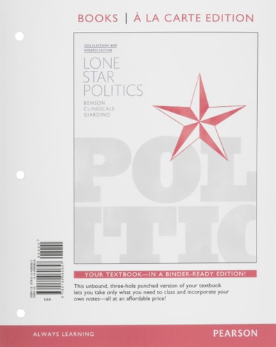 Lone Star Politics, Books a la Carte Edition