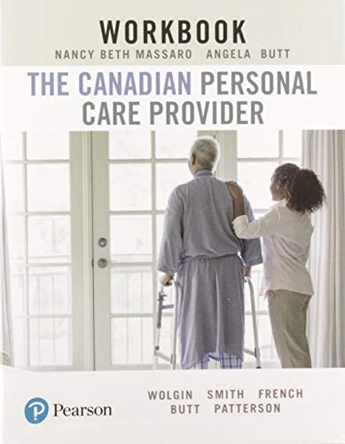 Student's Workbook for the Canadian Personal Care Provider
