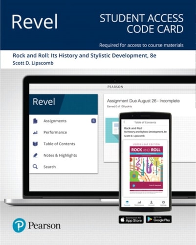 Revel Access Code for Rock and Roll: Its History and Stylistic Development