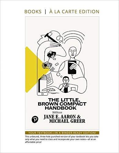 Little, Brown Compact Handbook, The, Books a la Carte Edition