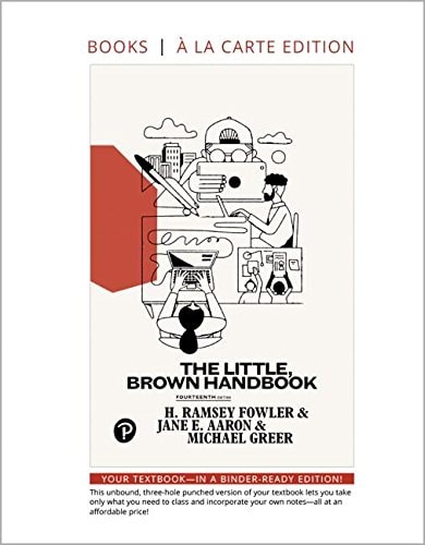 Little, Brown Handbook, The, Books a la Carte Edition