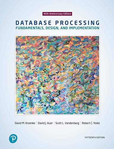 Database Processing: Fundamentals, Design, and Implementation (2-downloads)