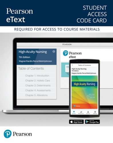 High-Acuity Nursing -- Pearson eText