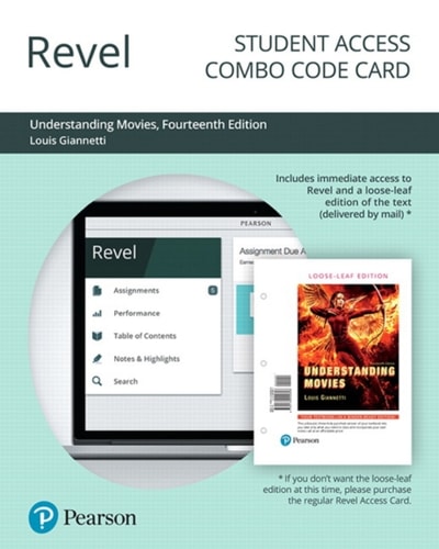 Revel + Print Combo Access Code for Understanding Movies