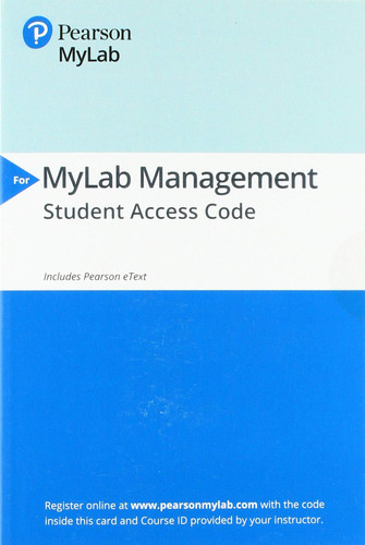 MyLab Management with Pearson eText Access Code for Developing Management Skills