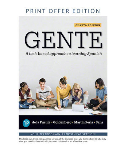 Gente: A task-based approach to learning Spanish