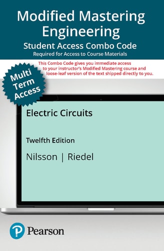 Mastering Engineering with Pearson eText (12 Months) + Print Combo Access Code for Electric Circuits