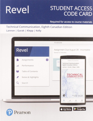 Revel for Technical Communication, 8th Canadian Edition