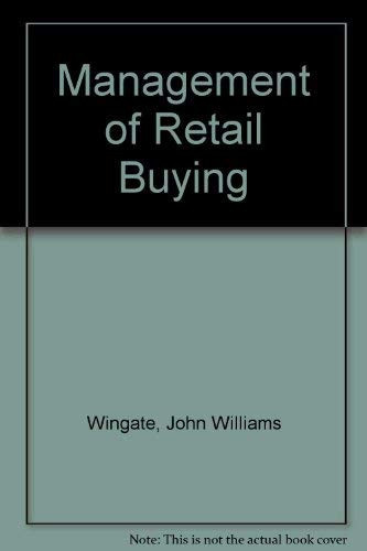 The Management of Retail Buying