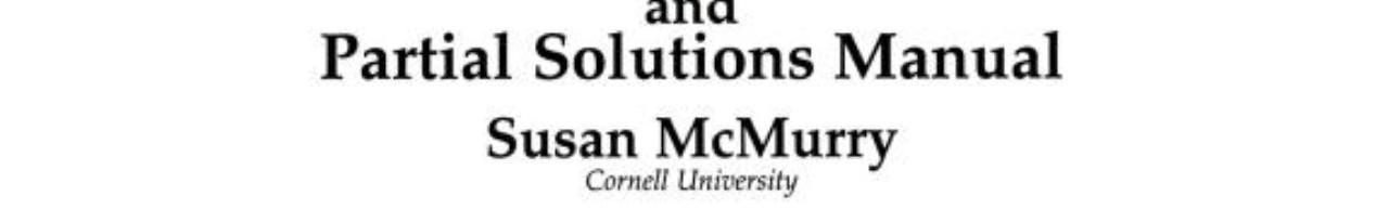 Study Guide and Partial Solutions Manual, Fundamentals of General, Organic, and Biological Chemistry
