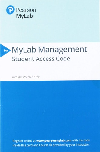 International Business - Mylab Management With Pearson Etext Standalone Access Card