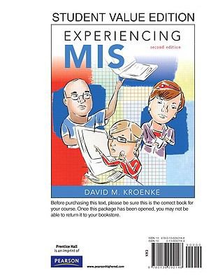 Experiencing MIS Student Value Edition