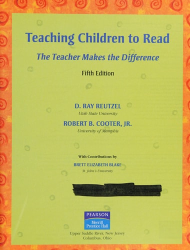 Teaching Children to Read The Teacher Makes the Difference