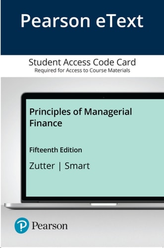 Principles of Managerial Finance