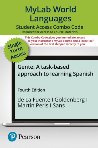 Mylab Spanish with Pearson Etext -- Combo Access Card -- For Gente Nivel Básico (Single Semester)
