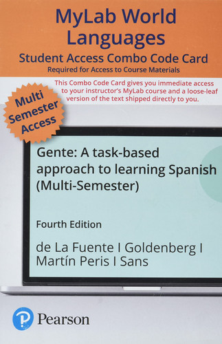 Mylab Spanish with Pearson Etext -- Combo Access Card -- For Gente Nivel Básico (Multi Semester)