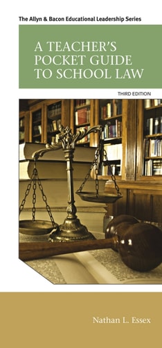 A Teacher's Pocket Guide to School Law (Pearson+)