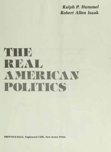 The Real American Politics