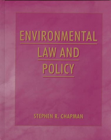 Environmental Law and Policy