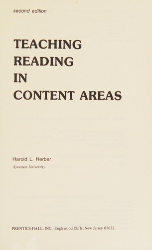 Teaching Reading in Content Areas
