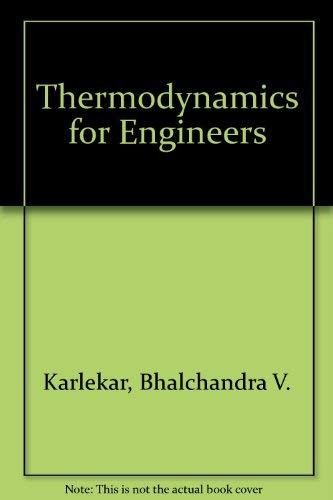 Thermodynamics for Engineers