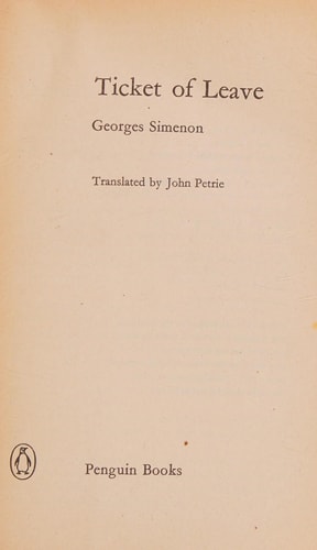 Ticket of Leave