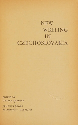 New Writing in Czechoslovakia
