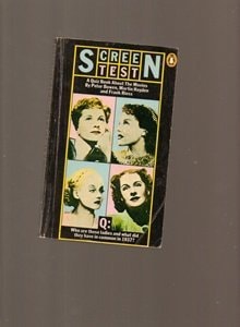 Screen Test: A Quiz Book About Movies