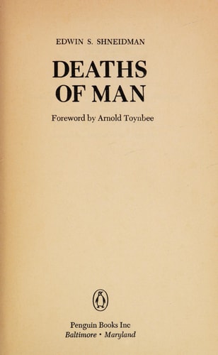 Deaths of Man