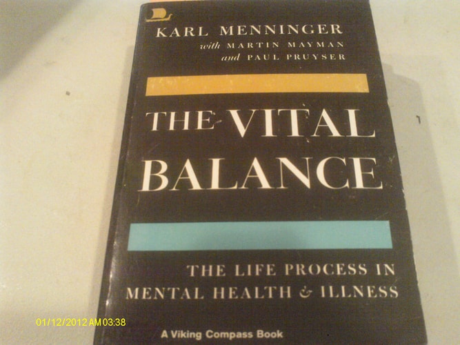 The Vital Balance: The Life Process in Mental Health