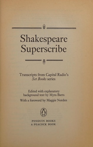 Shakespeare Superscribe