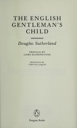 The English Gentleman's Child