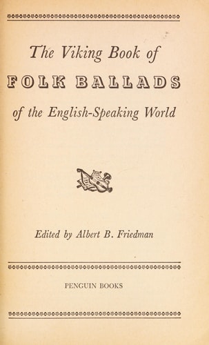 The Viking Book of Folk Ballads of the English Speaking World