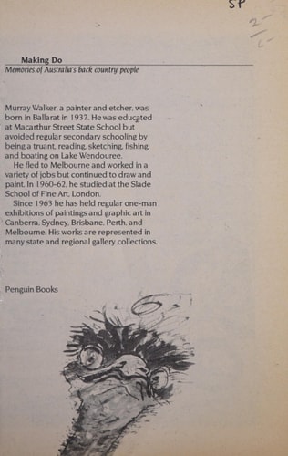 Making Do: Memories of Australia's Back Country People