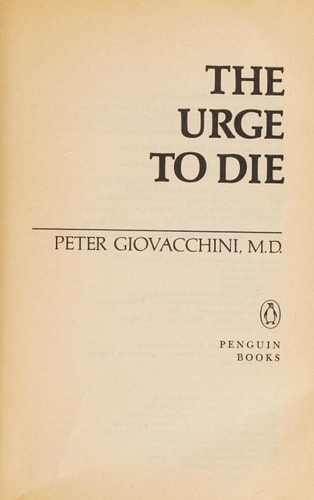 The Urge to Die