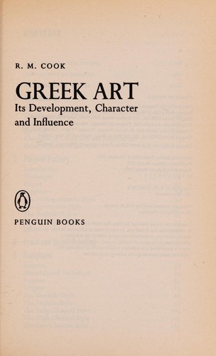 Greek Art: Its Development, Character, and Influence (Penguin Art & Architecture)