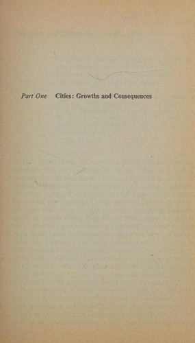 Cities The Public Dimension
