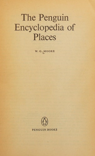 The Penguin Encyclopedia of Places