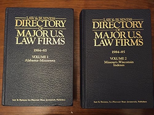 Law and Business Directory of Major U.S. Law Firms