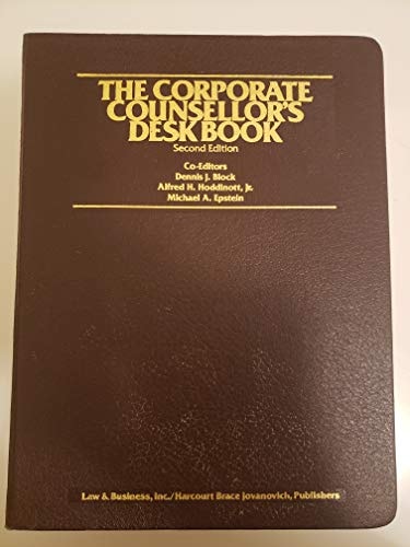 The Corporate Counsellor's Deskbook