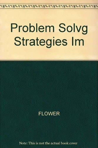 Problem-Solving Strategies for Writing