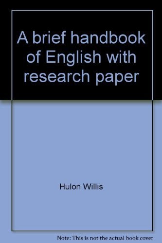 A Brief Handbook of English with Research Paper