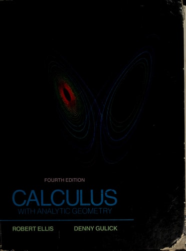 Calculus with Analytic Geometry