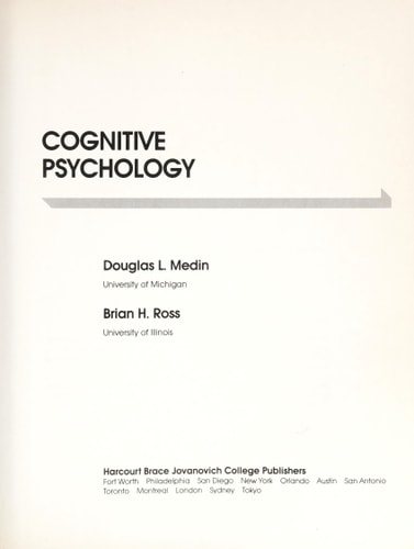 Cognitive Psychology