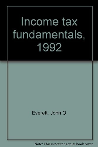 Income Tax Fundamentals, 1992