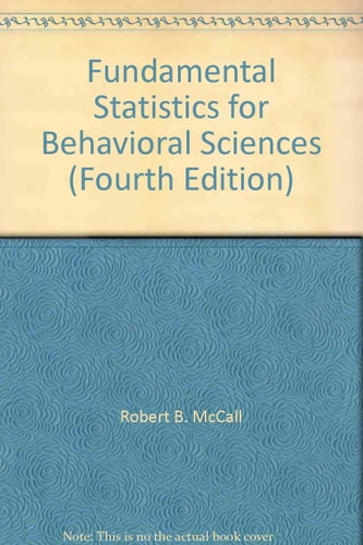 Fundamental Statistics for Behavioral Sciences (Fourth Edition)