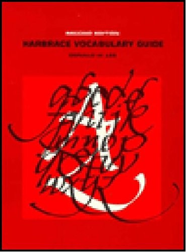 Harbrace Vocabulary Guide